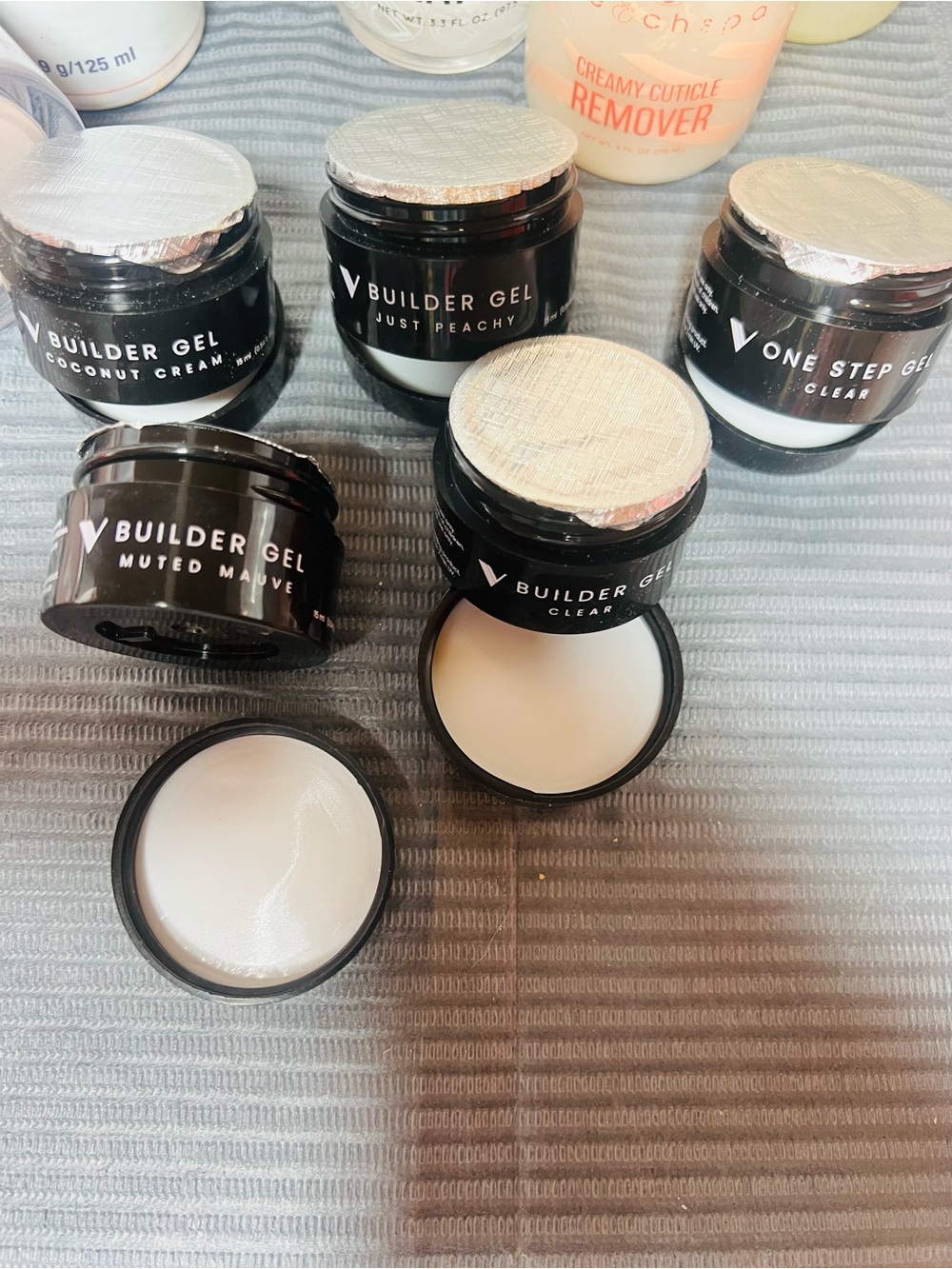 Clear & Muted Mauve Nail Builder Gel Duo